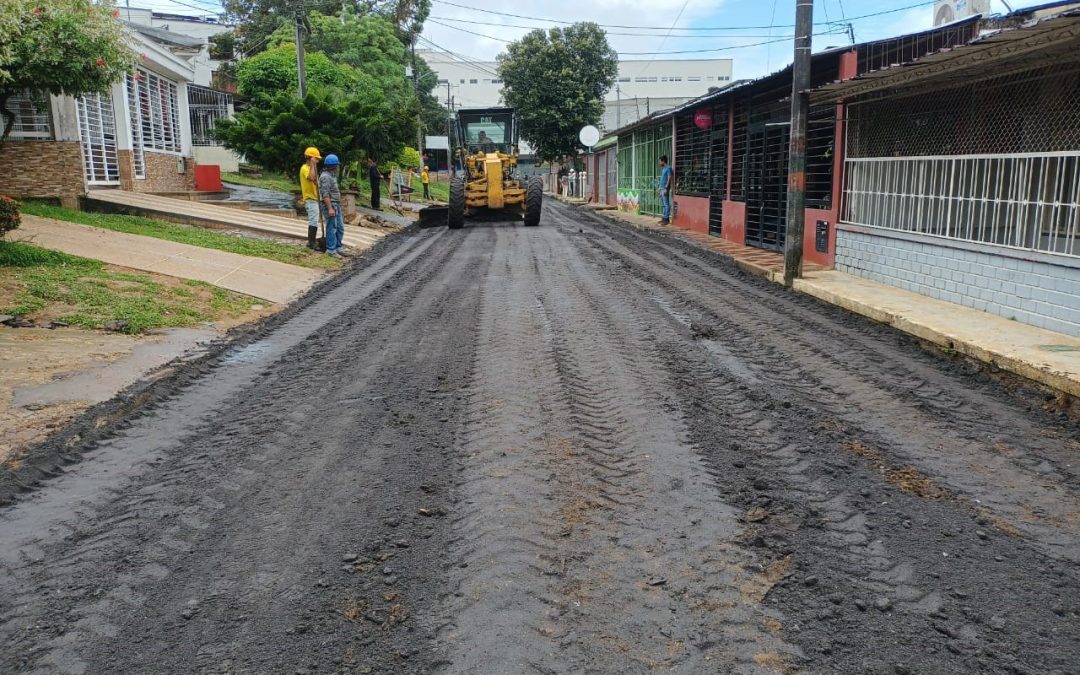 Comunidad destacó trabajos de pavimentación realizados por la empresa SERVAF S.A E.S.P en el barrio Juan XXIII.