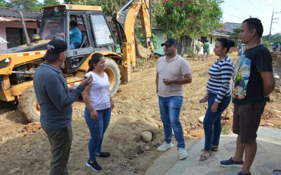 Comunidades del barrio Portal de Nazareth agradecieron a la Empresa de Servicios de Florencia SERVAF S.A. E.S.P, por la reposición del alcantarillado.