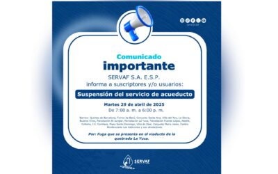 Suspensión del servicio de acueducto