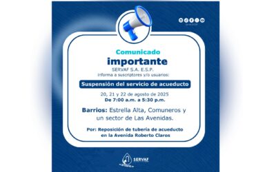 Suspensión del servicio de acueducto