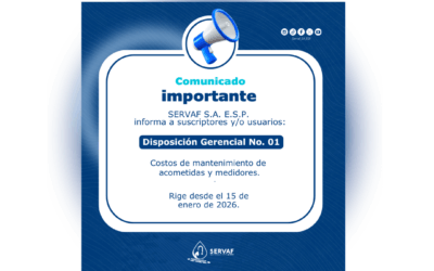 Disposición gerencial No. 01