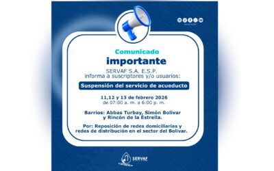 SUSPENSIÓN DEL SERVICIO DE ACUEDUCTO